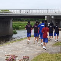 修学旅行　２日目　朝のランニング