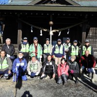 １月８日　真弓山に登ってきました(職員は希望者)