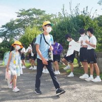 中学生に「おはようございます！」と言うことができたかな？