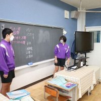 峰山中学校の３年生と交流会を行いました！