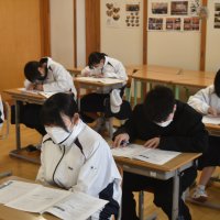 県学力診断のためのテスト１日目！