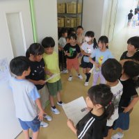 １、２年生は生活科の学習（5/21）をしました