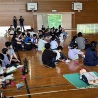 ５年生　親子ふれあい活動です