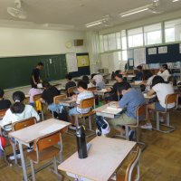 ５、６年生の授業（6/25）の様子です