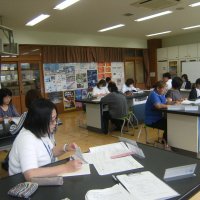 学校保健委安全員会がありました。