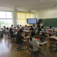 ５、６年生の授業（7/2）の様子です