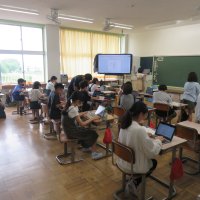 ５、６年生の授業（7/4）の様子です