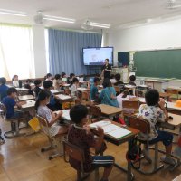 ３、4年生の授業（7/5）の様子です