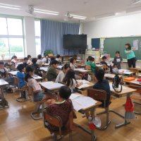 ３、4年生の授業（7/12）の様子です