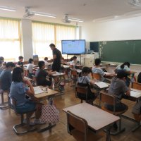 ５、６年生の授業（9/3）の様子です