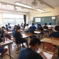 前期期末テスト１日目でした
