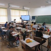 ５、６年生の授業（9/19）の様子です