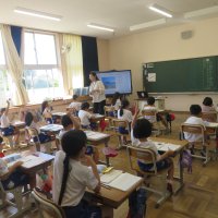 １、２年生の授業（9/24）の様子です