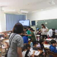 ３、4年生の授業（9/24）の様子です