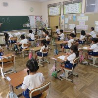 １、２年生の授業（10/1）の様子です