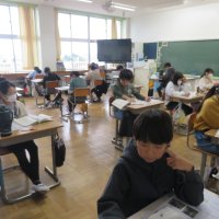 ５、６年生の授業（11/21）の様子です