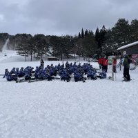 宿泊学習2日目②スキー始まりました